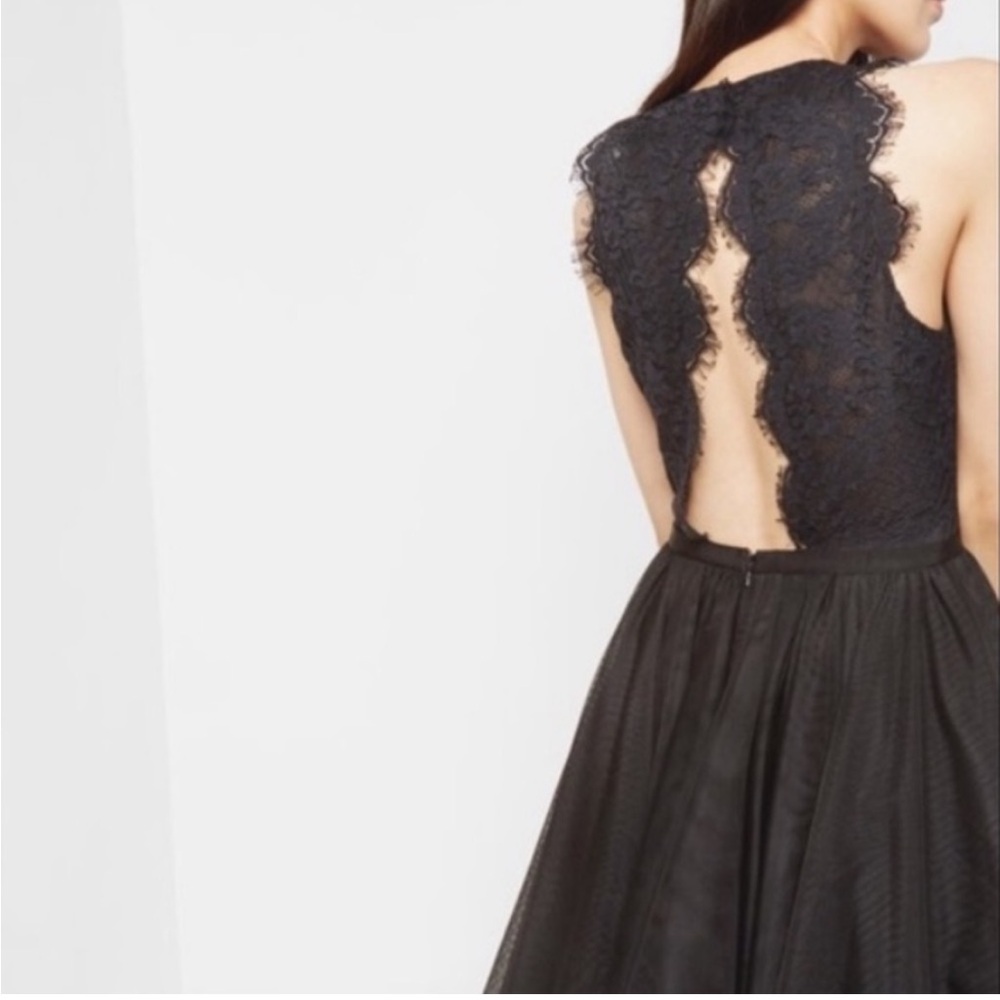 Ted Baker Sleeveless Lace & Tulle Dress